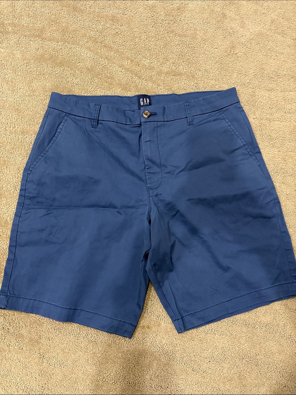 GAP Men's Navy Chino Shorts size 34